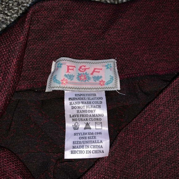 Burgundy Leggings - Picture 2 of 2